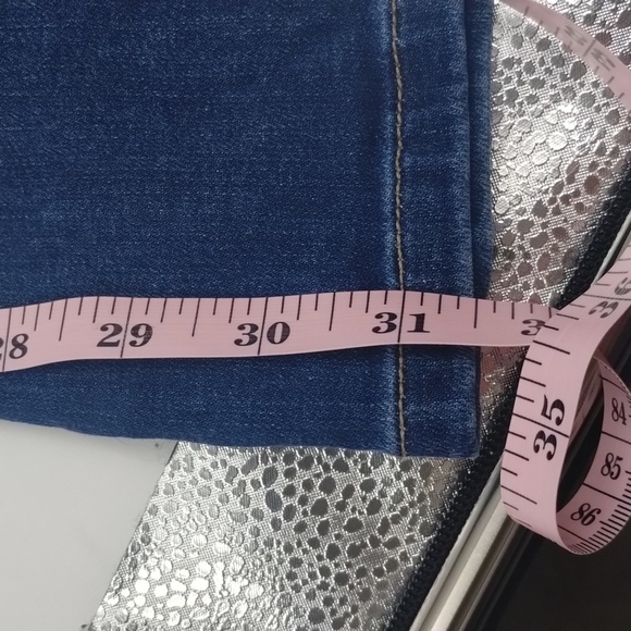 Bridge by gly women's size 30 mid rise flare denim jeans - Picture 8 of 12